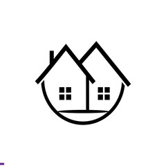 Real estate Logo Design Template For Business And Company