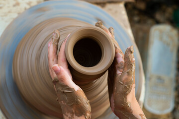 hands of a potter