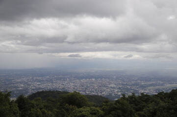 Chiangmai view from top of Pui mountain