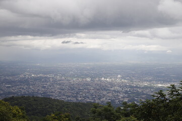 Fototapeta premium Chiangmai view from top of Pui mountain
