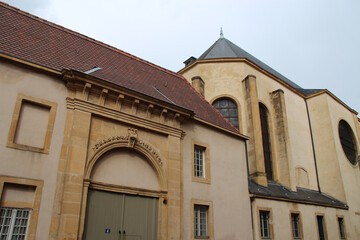 trinitaires church in metz in lorraine (france)