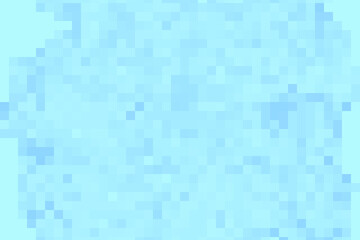 Blue Swimming Pool Mosaic Tile Texture Pattern or Technology Background. Vector Illustration