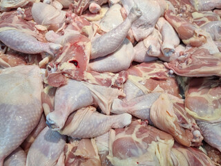 fresh chicken pieces