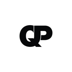 Obraz premium Letter QP simple logo design vector