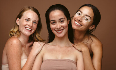 Confidence does not come only with the beauty of the skin