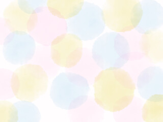 明るい色の壁紙、水色、ピンク、ベージュの透明感のある背景