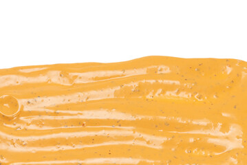 Whipped delicious sauce texture. Hamburger sauce background.