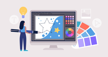 Graphic design concept