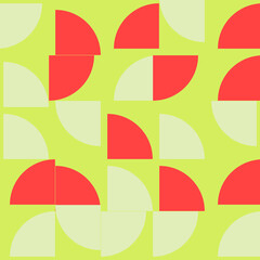 Abstract Geometric Pattern generative computational art illustration