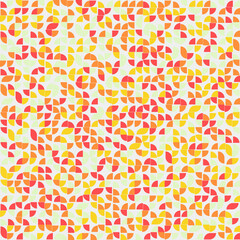 Abstract Geometric Pattern generative computational art illustration