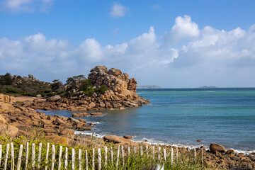 Customs officers' path on the pink granite coast