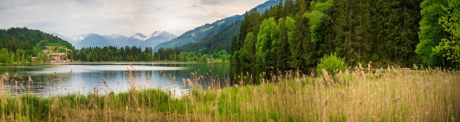 Schwarzsee in der Nähe von Kitzbühel Panorama