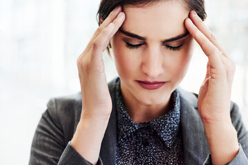 Fototapeta premium I have such a bad headache