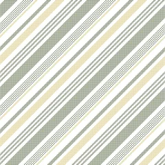Gordijnen Streep vector patroon vector met pixel textuur in groen, goud, wit. Diagonale bayadere strepen achtergrondafbeelding voor jurk, rok, shorts, jas, andere moderne lente zomer mode stof print. © ZillaDigital