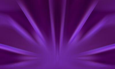 Abstract background. Neon multicolor light reflects off water. Beach party, light show. Blurry lights glisten on the surface. 3d illustration