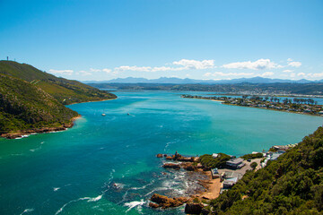 Obraz premium The magnificent ocean view from the Knysna heads.