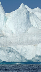 iceberg in the sea, Ilulissat Icefjord, Illulissat, Greenland
