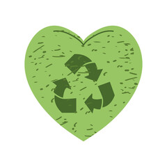 eco recycle heart