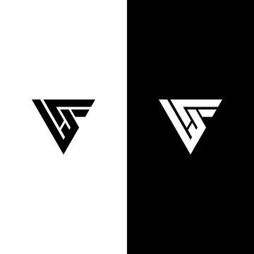letter WF logo