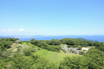 Fototapeta na wymiar 広島県福山市　後山公園の風景