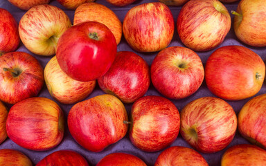 Malus domestica - Creole apple in the traditional Colombian market