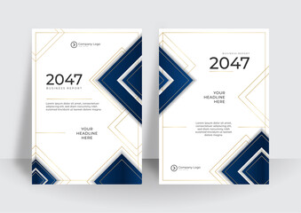 Modern corporate cover template for business report or annual report. Vector illustration design for business corporate presentation, banner, cover, web, flyer, business card, poster, game, and more