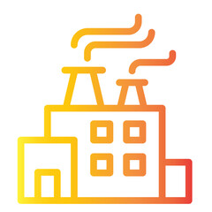 factory gradient icon