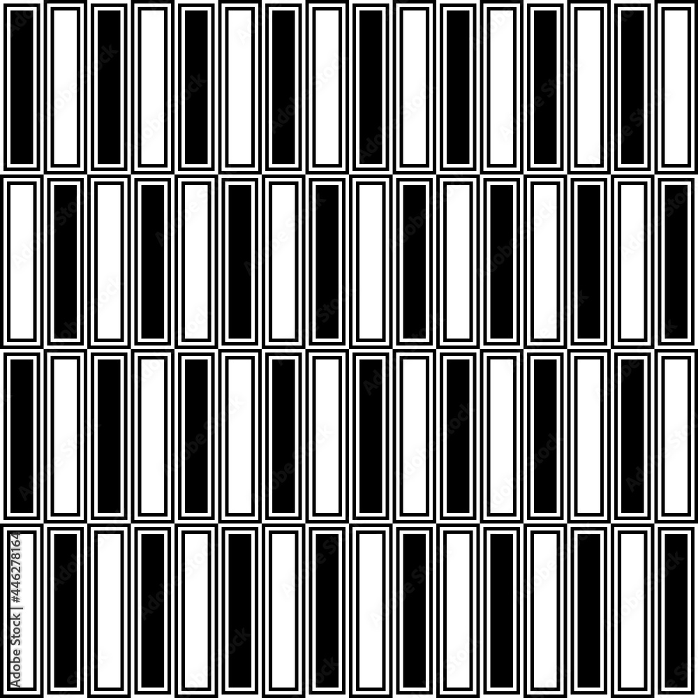 Poster checker rectangle wallpaper. vector seamless sticks or rectangles.