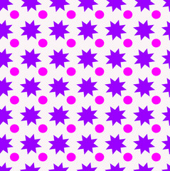 Pattern with different shapes on a light background.