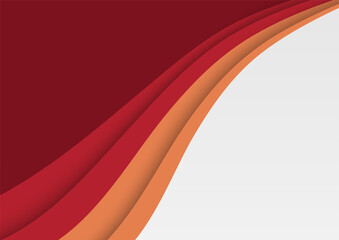 Abstract wave background with corporate gradient color concept. Vector illustration for presentation design, banner, poster, business card, and more