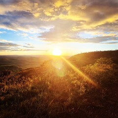 sunset over the field © @paulohadsoficial
