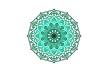 mandala floral circular pattern