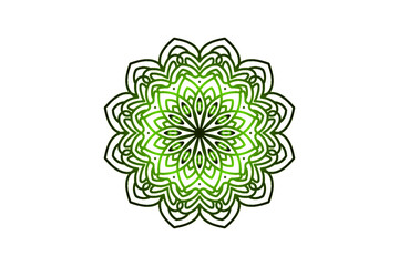 mandala floral circular pattern