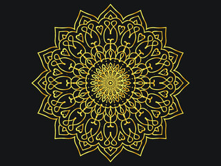 mandala floral circular pattern