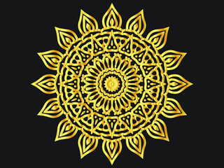 mandala flower circular pattern