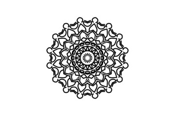 mandala flower circular pattern