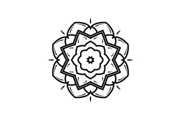 mandala circular pattern flower