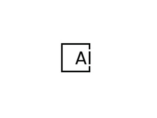 AI Letter Initial Logo Design Vector Illustration