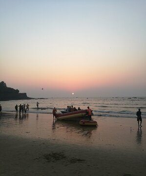 Beach in Candolim  beach in Goa