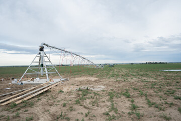 Naklejka premium Central Pivot System Construction