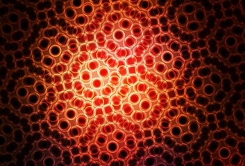 Dark Red vector pattern with spheres.
