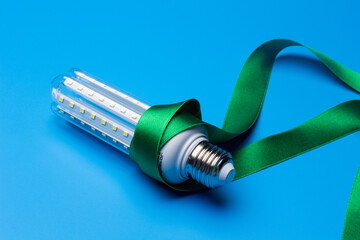 Ecological led light bulb, to save energy