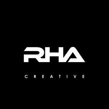 RHA Letter Initial Logo Design Template Vector Illustration