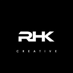 RHK Letter Initial Logo Design Template Vector Illustration