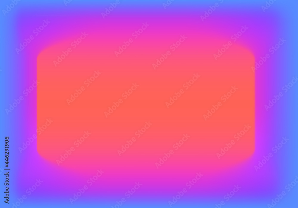 Aufkleber abstract background with vibrant gradient from blue to orange with violet and pink. vivid and fluid 