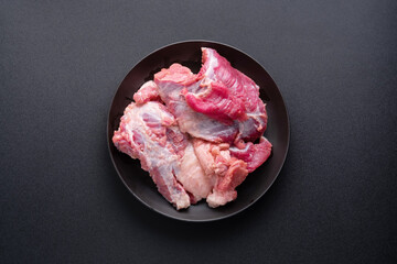 Small pieces of Indonesian local beef