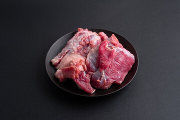 Small pieces of Indonesian local beef