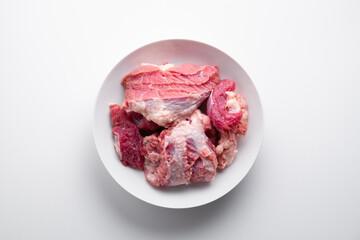 Obraz premium Small pieces of Indonesian local beef