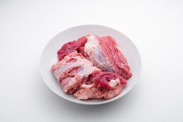 Small pieces of Indonesian local beef