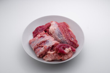 Small pieces of Indonesian local beef